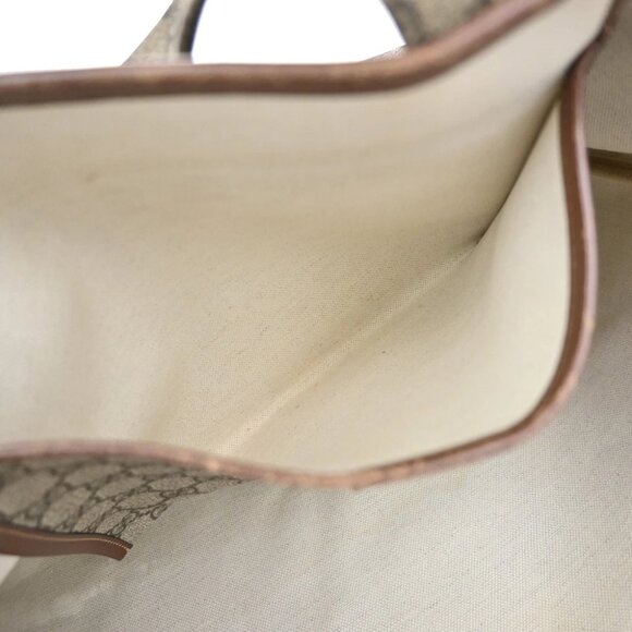 GUCCI Logo Sherry GG Pattern Shoulder Bag Supreme Leather Brown Italy 35YH759 - Picture 12 of 14